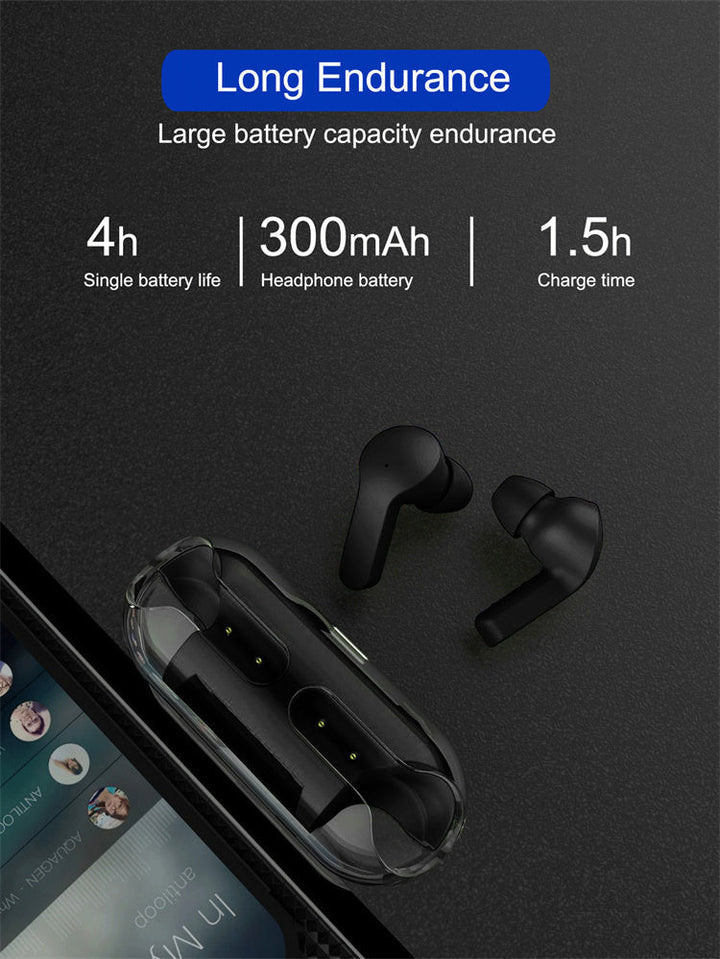 Crystal wireless earphones-transparent air