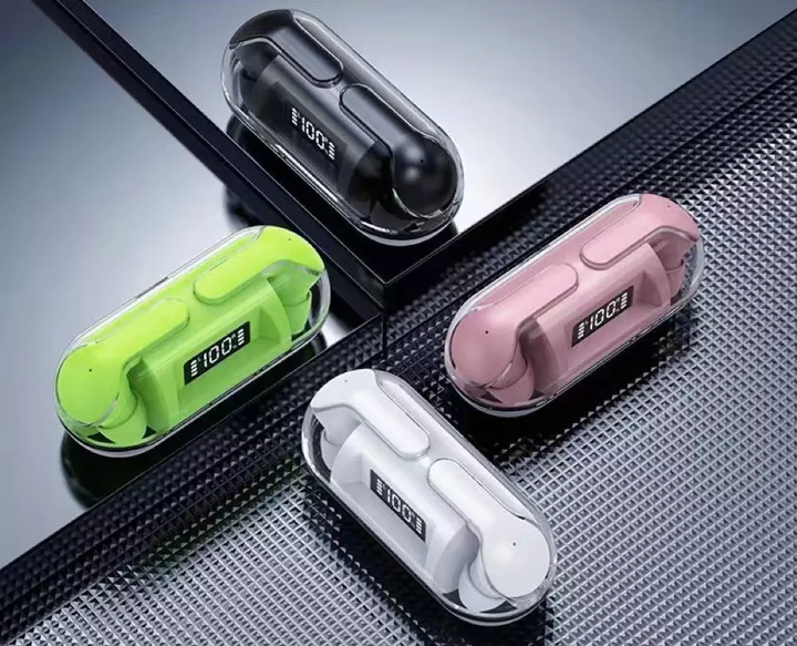 Crystal wireless earphones-transparent air