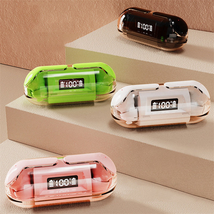 Crystal wireless earphones-transparent air