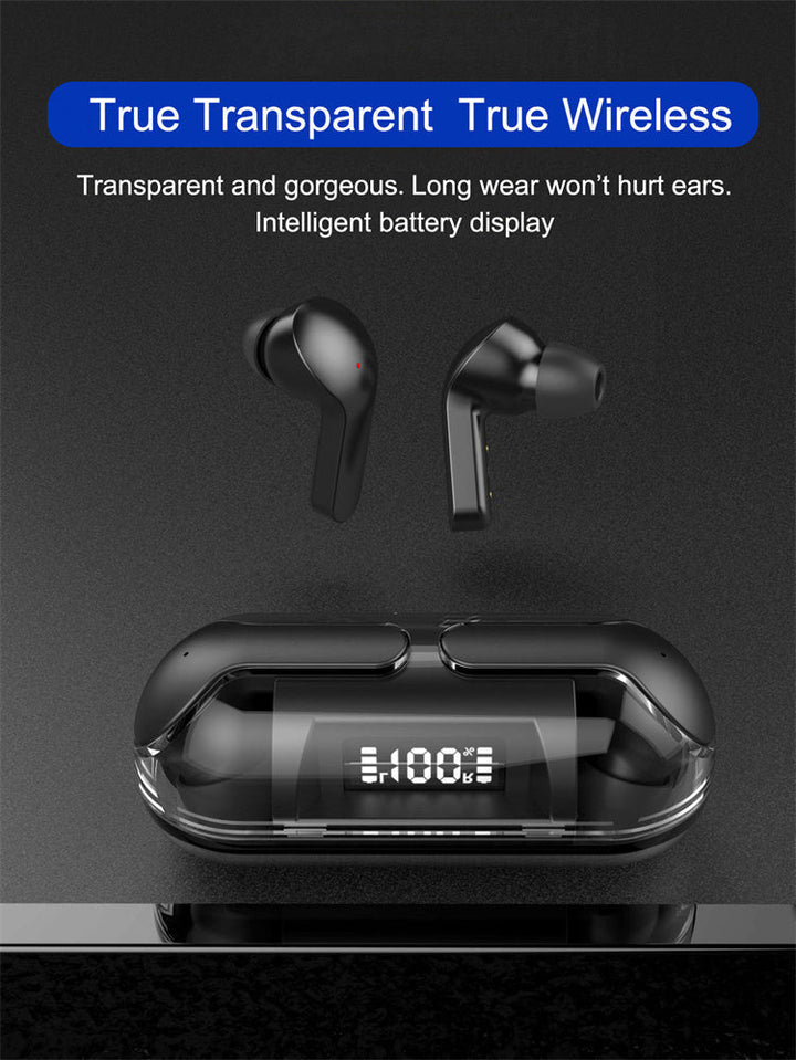 Crystal wireless earphones-transparent air