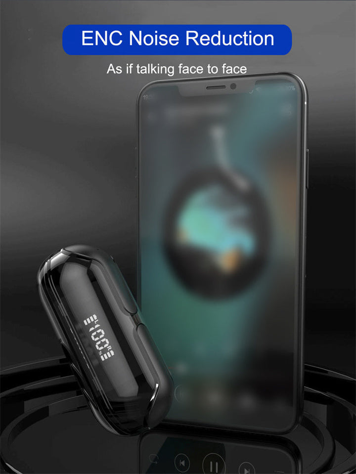 Crystal wireless earphones-transparent air