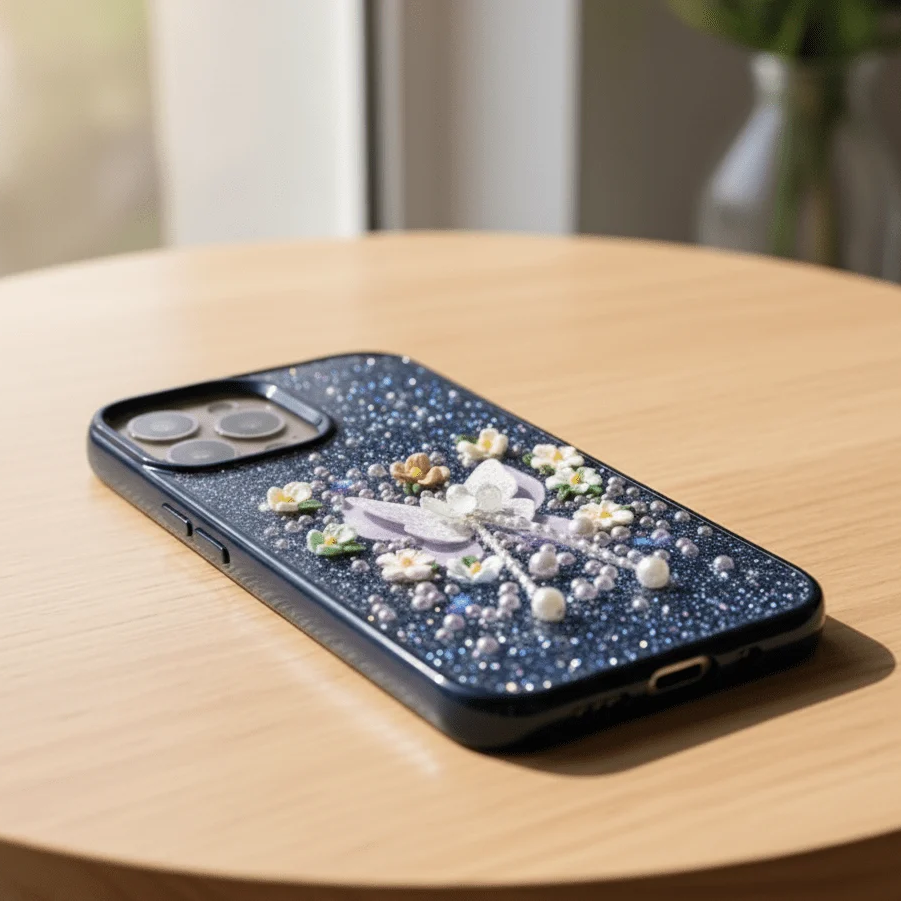 Luxury 3D Glitter Butterfly Phone iPhone Case