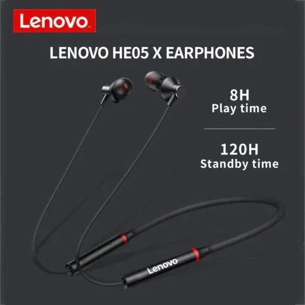 Lenovo - Hanging Neckband Wireless Headphones