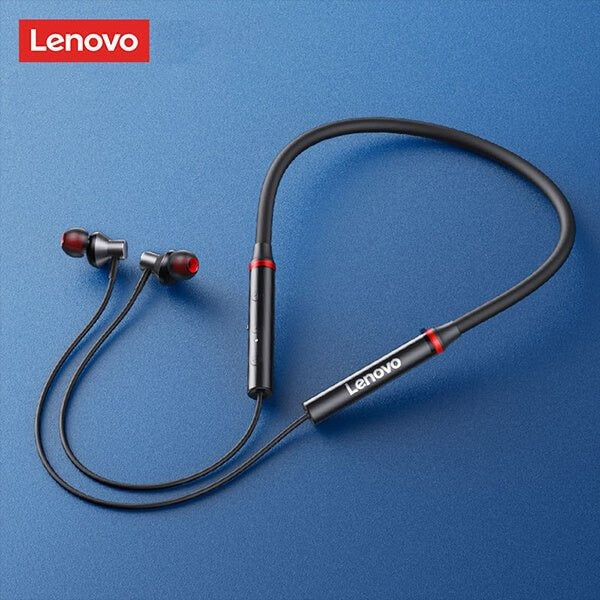 Lenovo - Hanging Neckband Wireless Headphones